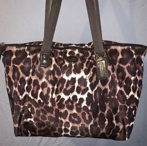Cheetah print Coach purse